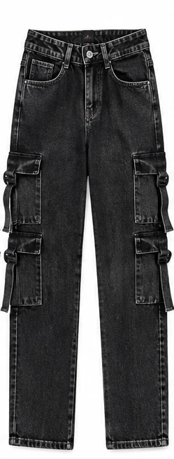 ECRU baggy momfit 8 pocket - STH-02