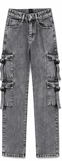 ECRU baggy momfit 8 pocket - STH-03
