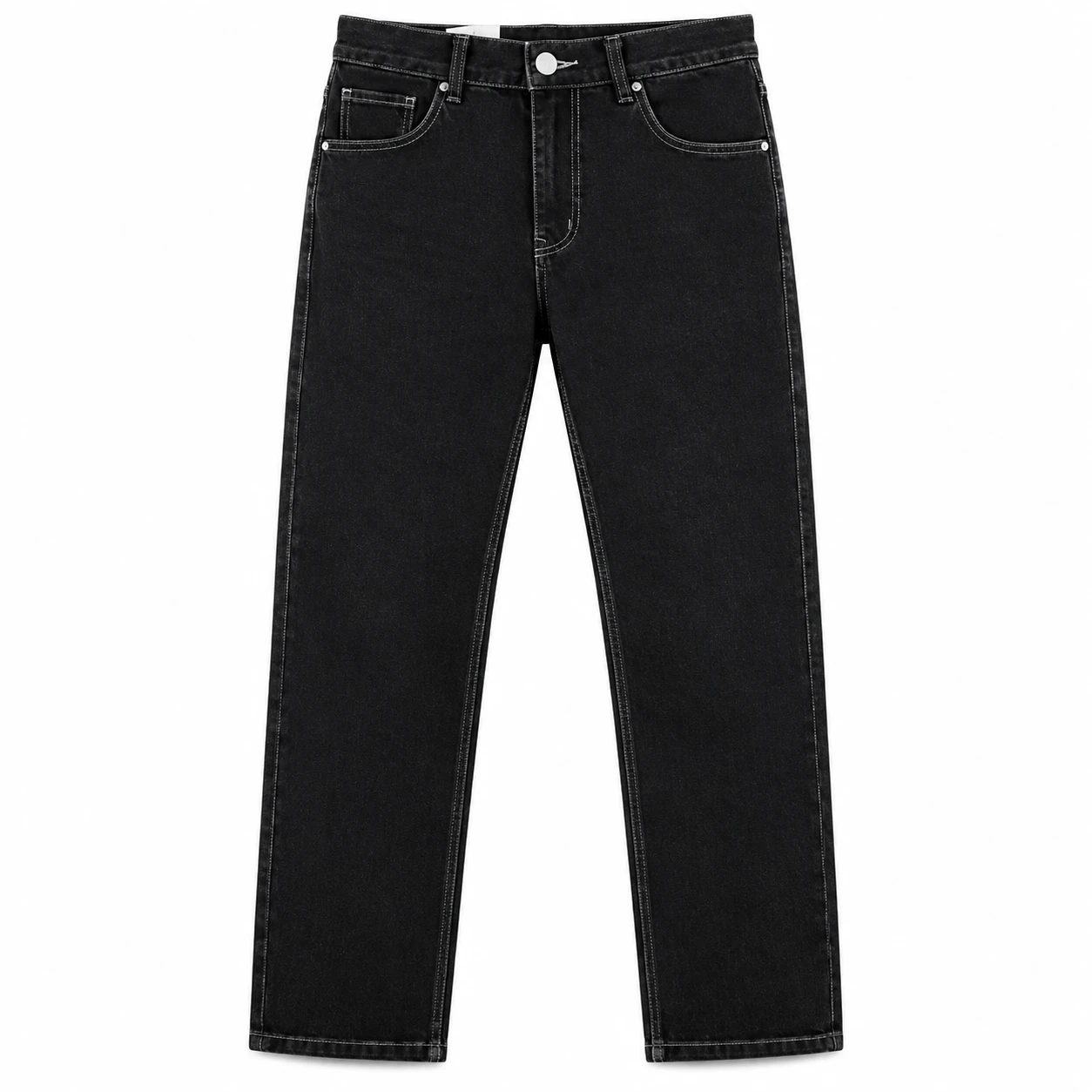 Cotton denim baggy straight fit - STH-04