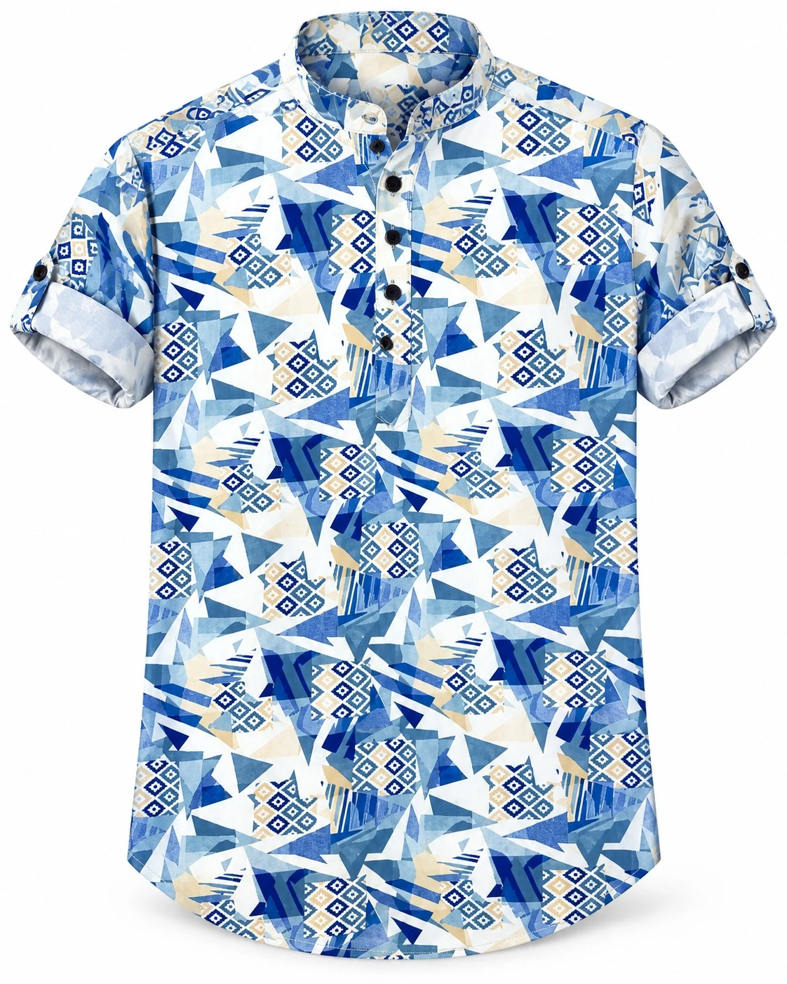 Trendy casual men's sky blue kurta-PRT 63