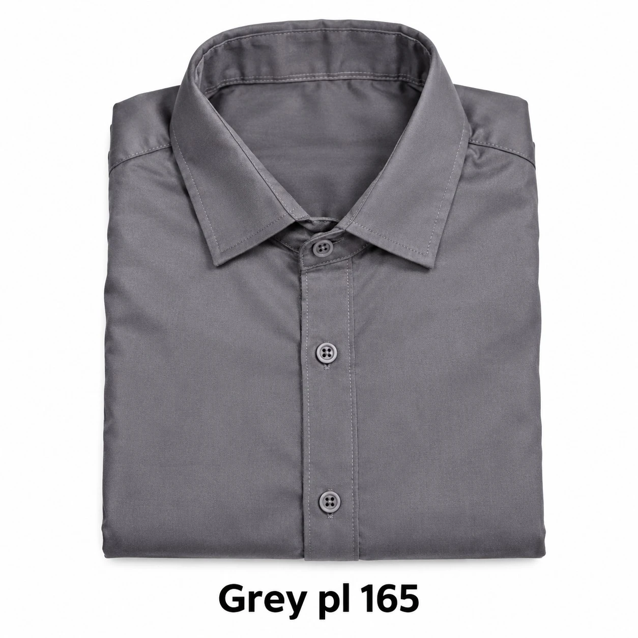 Casual men's plain grey  shirt- pl 165