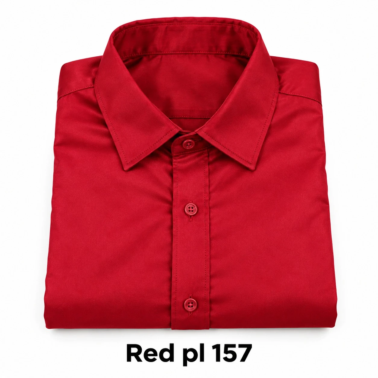 Casual men's  plain red  shirt- pl 157