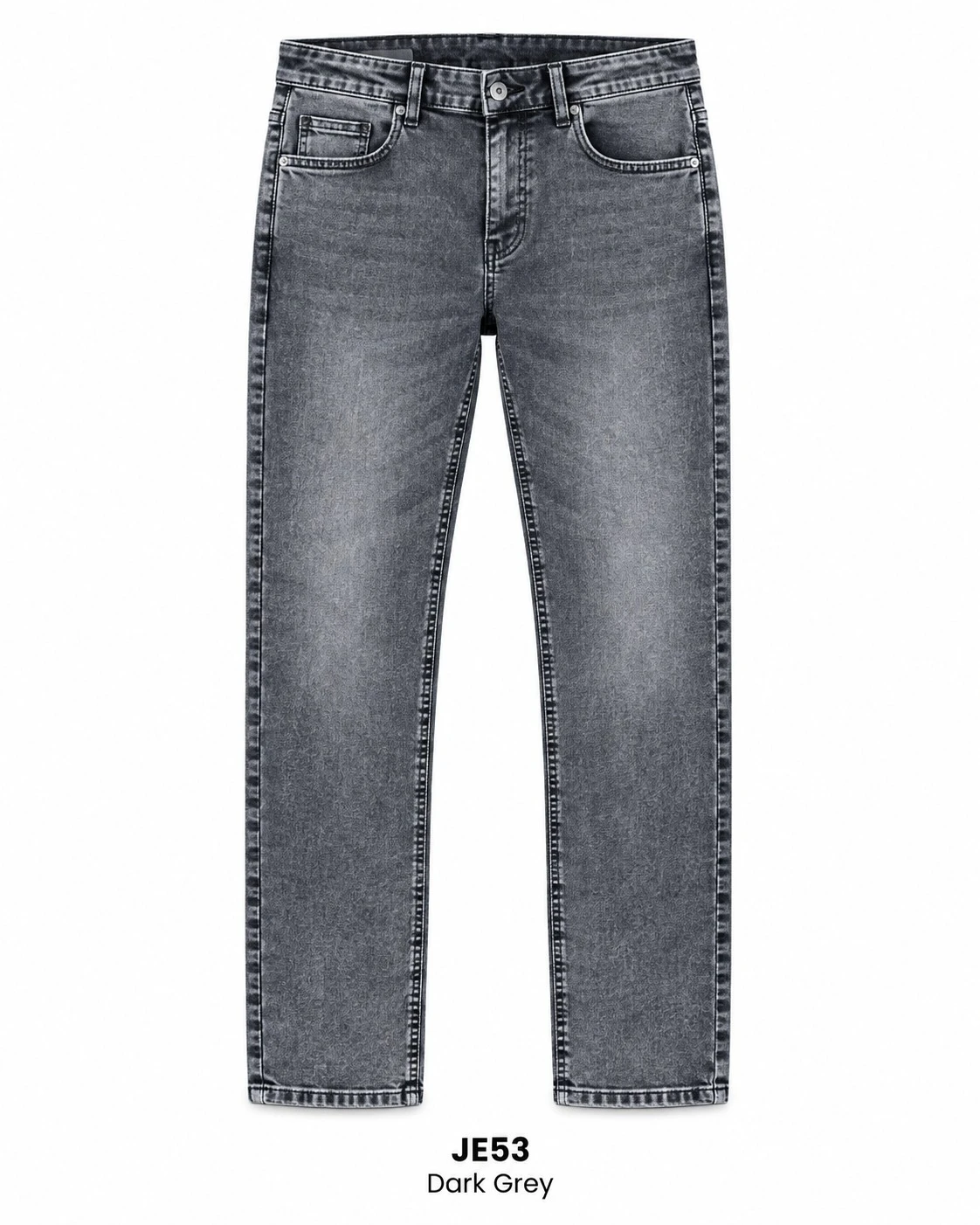 Trendy fashio dark grey jeans - JE 53