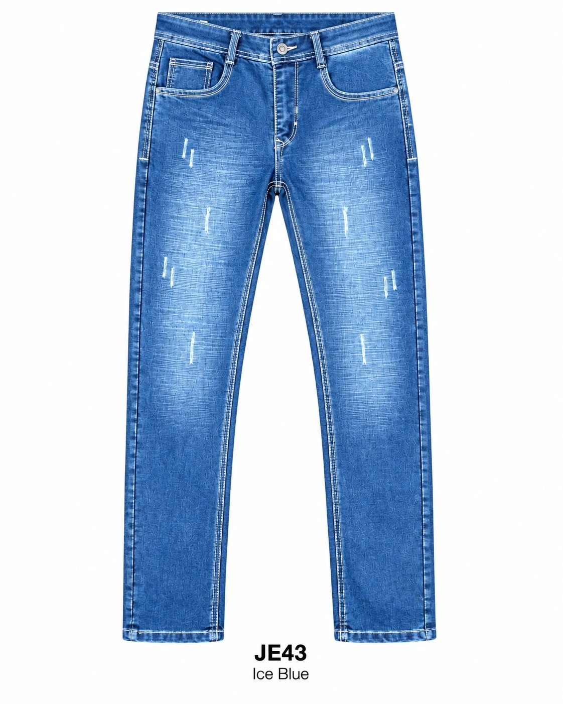 Trendy fashion ice blue jeans -JE 43
