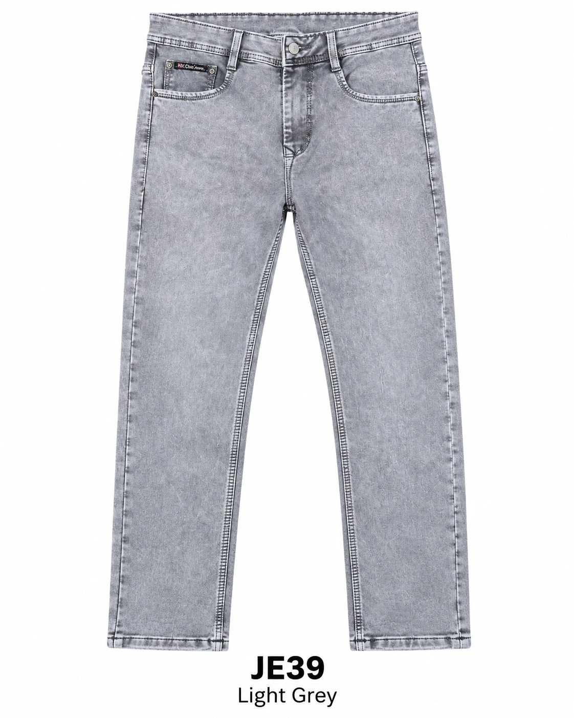Trendy fashion  light grey jeans -  JE 39