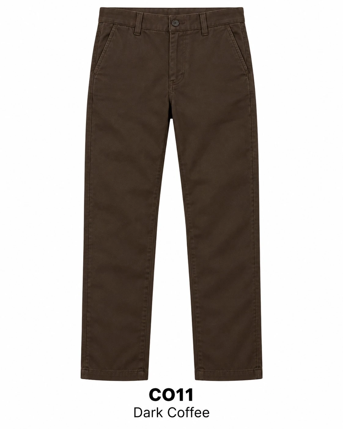 Trendy casual Dark coffee cotton pant -  CO 11