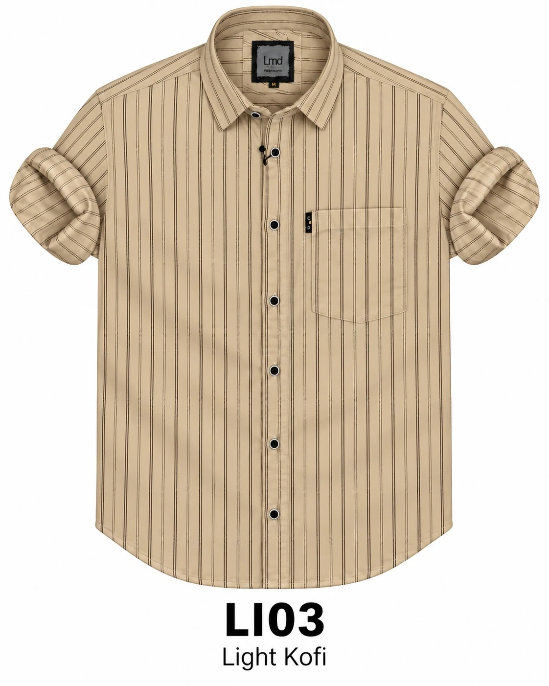 Casual lining light kofi shirt - L-  LI 03