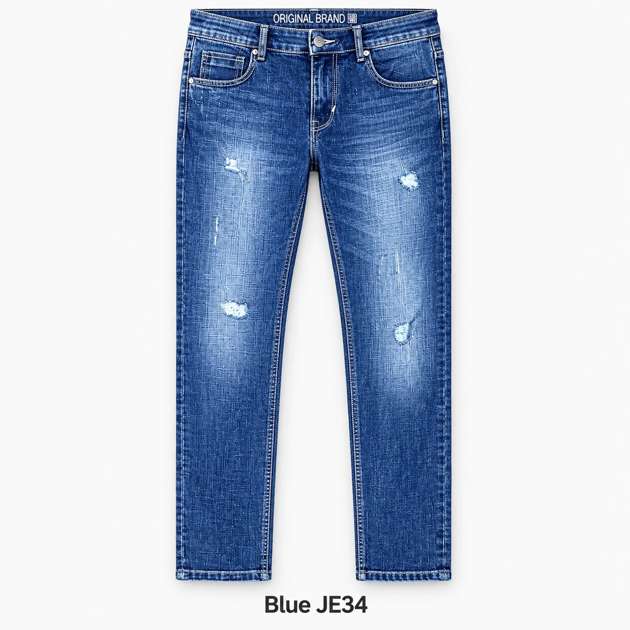 Trendy fashion blue colour jeans - JE  34
