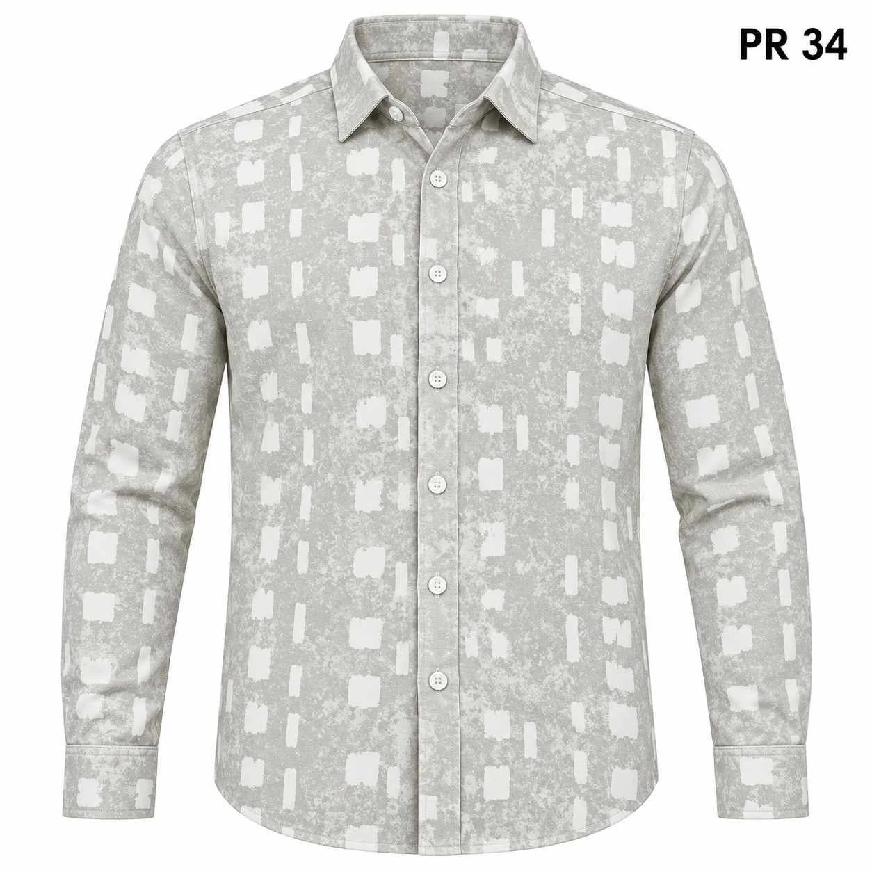 Casual printed shirt full sleeve - L PRT 34