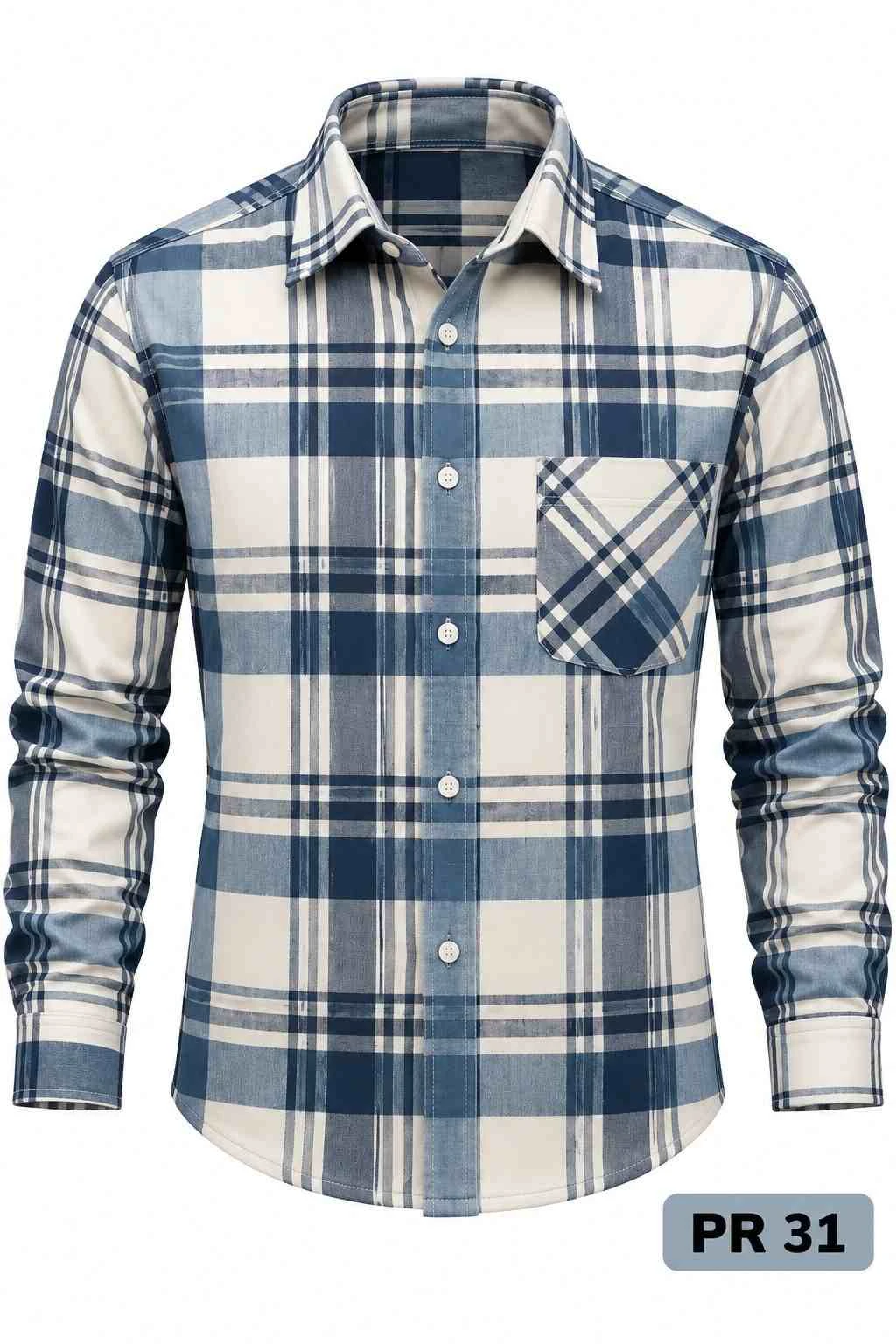 Casual printed shirt full sleeve - L PRT  31