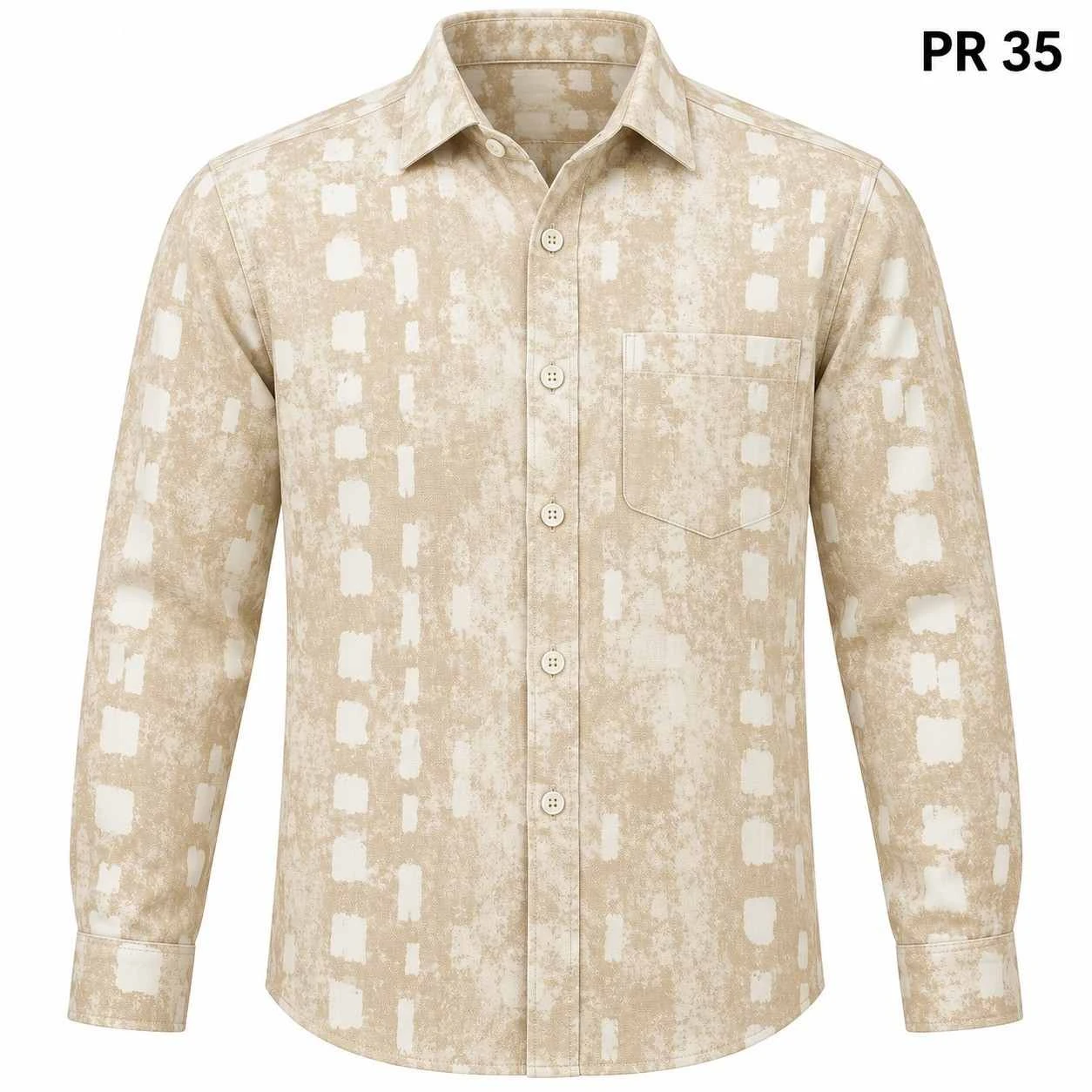 Casual printed shirt full sleeve - L PRT 35