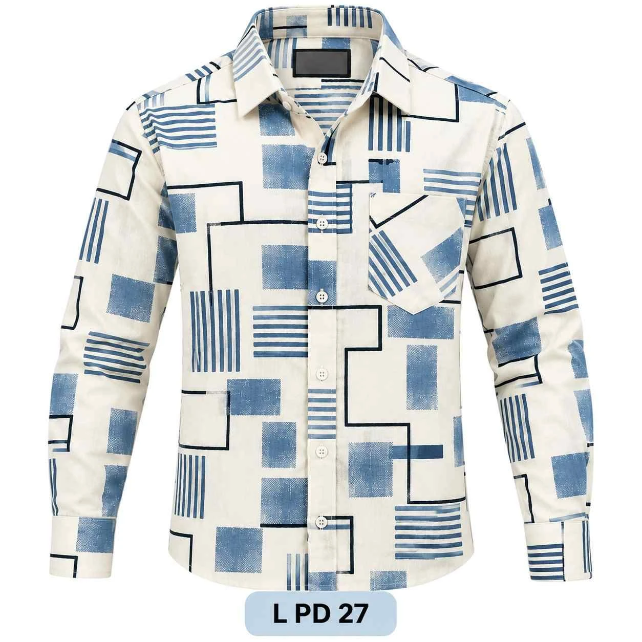 Casual printed shirt full sleeve - L PRT  27