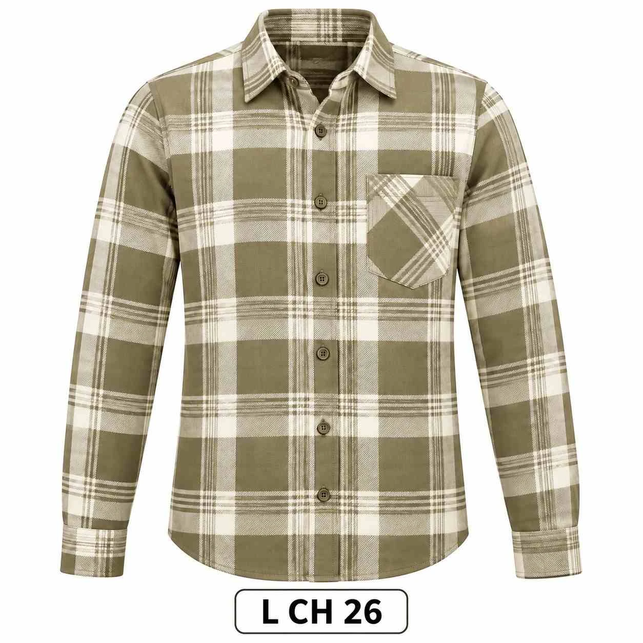 Trendy checked full sleeve shirt - L CH 25