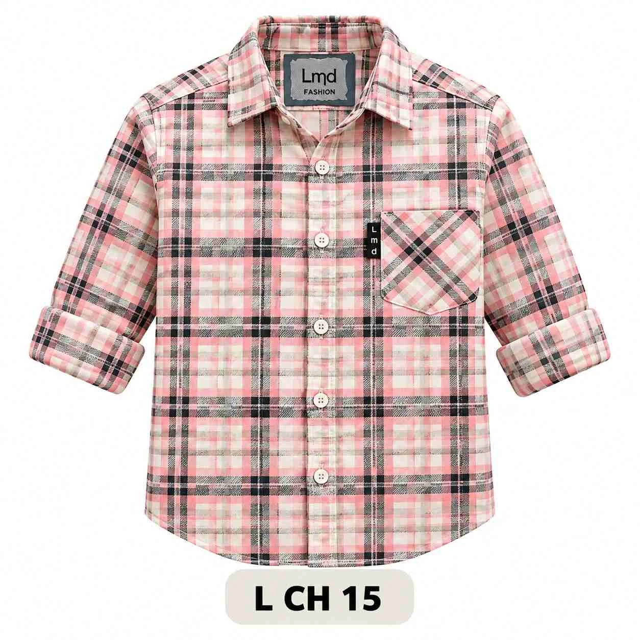 Trendy checked full sleeve shirt - L CH 15
