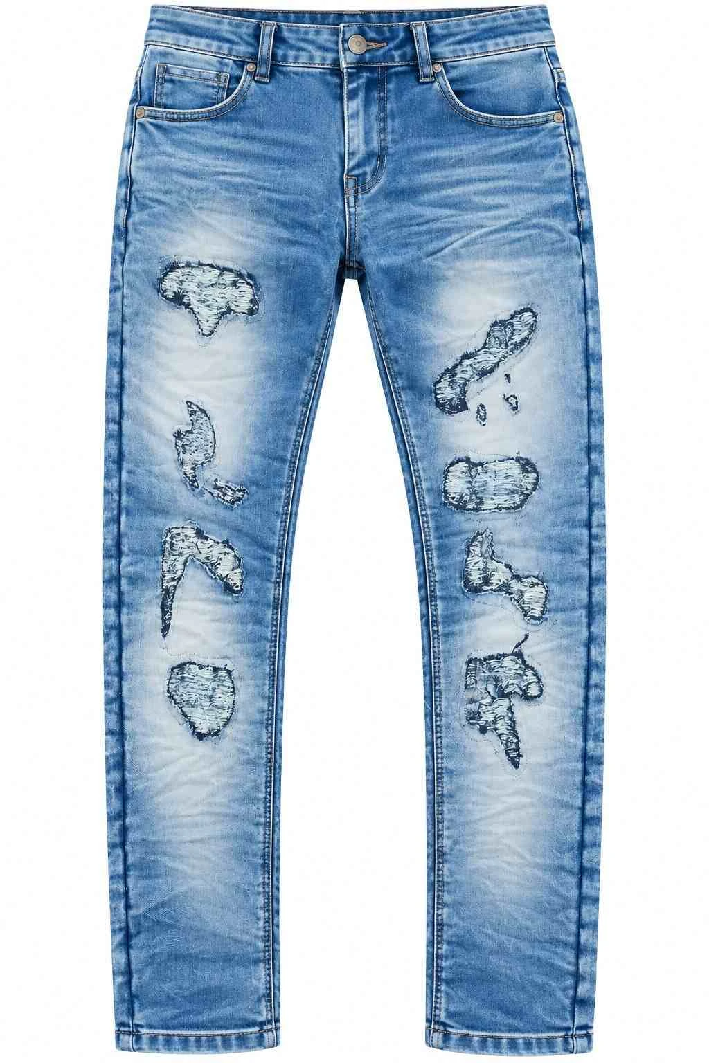 Trendy ton jeans light blue colour pant- JNS TON 03